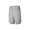 Saucony Running Training Series Comfortable Stylish Versatile Double Layer Sports Shorts Men shorts Rock-Gray SA2259DP02T-GR069