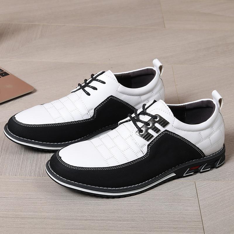 

Повседневная кожаная обувь мужская деловая мужская обувь новая летняя трендовая высококлассная мужская обувь 2025 обувь больших размеров 50