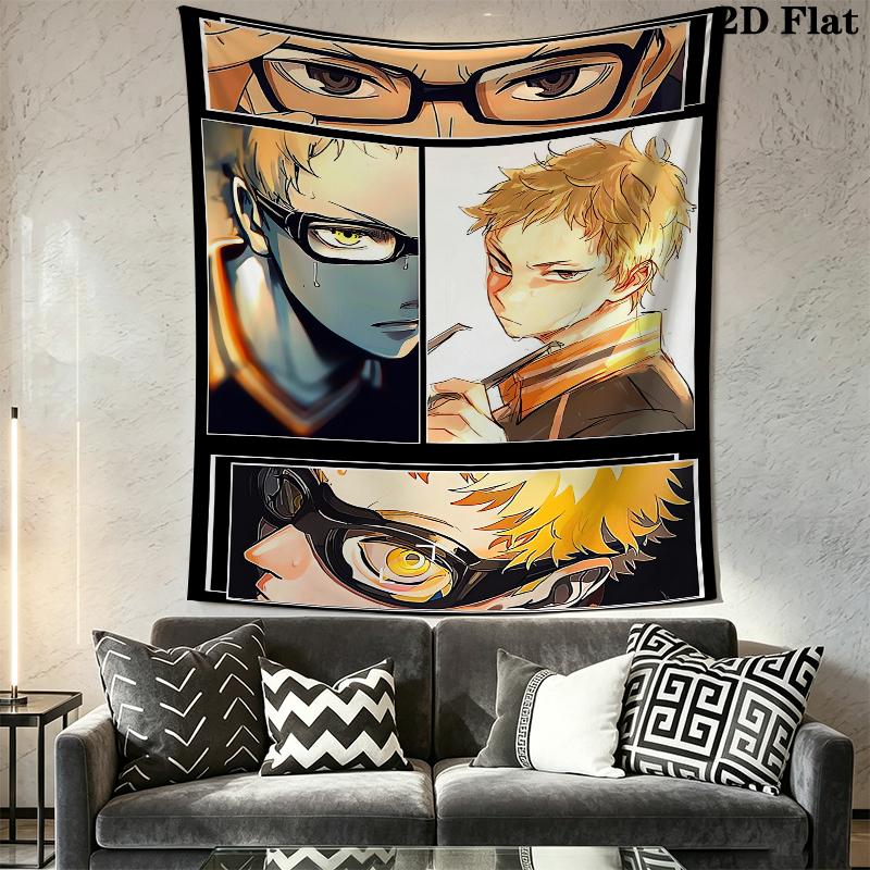 Haikyu!! Wall Tapestry Aesthetic Wall Hanging Printed Fabric Blanket Decorative Tapestries for Bedroom Living Room Home Decor