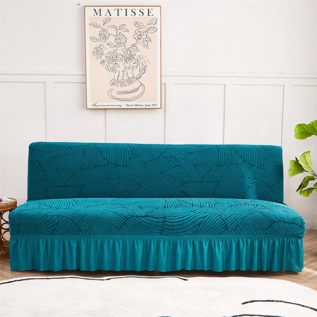 Amazon Versiune Engleză Canapea Pat Fără Brațe Fustă Cationic Iarnă Îngroșat Husă Canapea