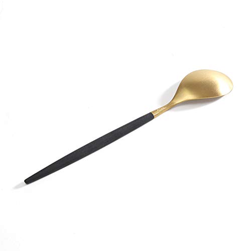 Cutipol MIO Black Gold Dessert Spoon MI08GB