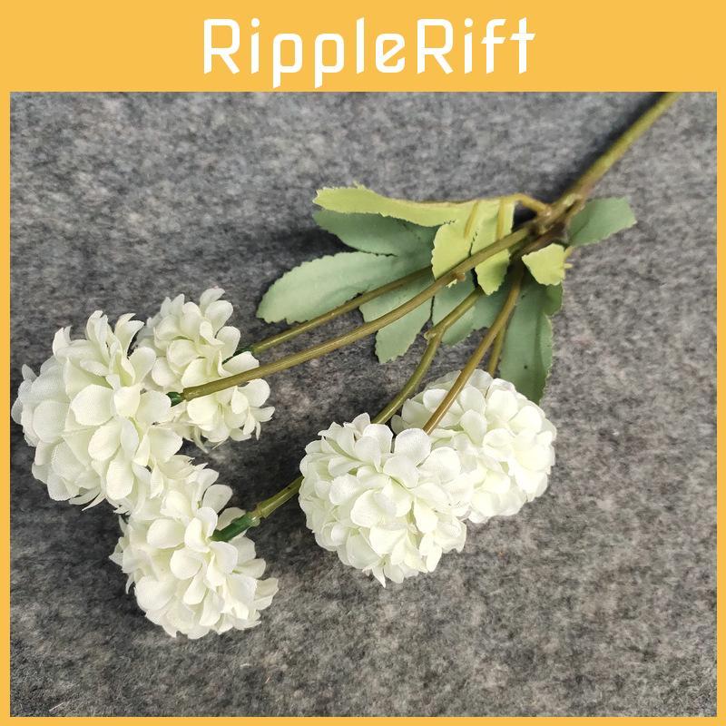 Morifolium Dendranthema Artificial 5 Heads Wedding Photography Props Home Decor