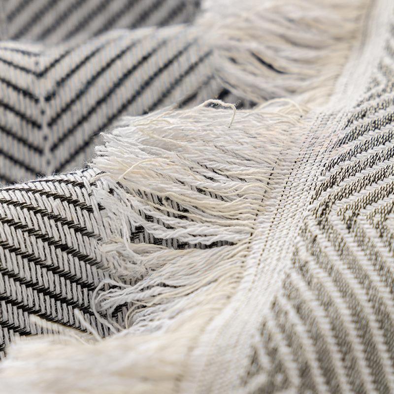 Simple Herringbone Sofa Cover Towel Non-Slip All-Inclusive Dustproof Cushion Cloth Four Seasons Universal Sofa Cover