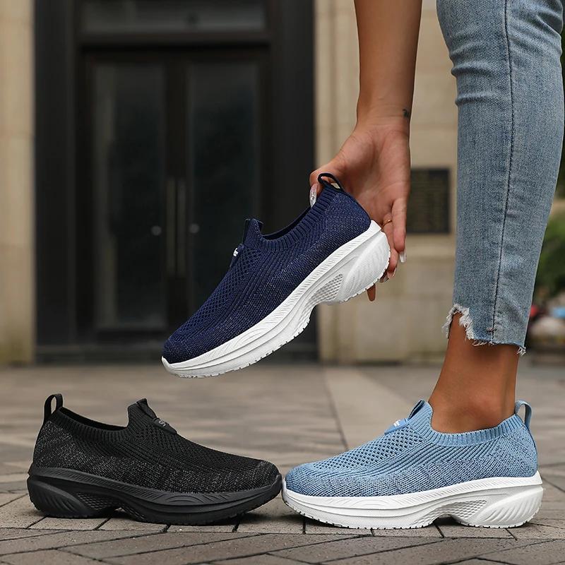 Fashion Barefoot Shoe Wide Footed Thick Soled Shoes for Both Men and Women 2025 New Spring Mesh Sports Shoes for Casual Tennis Female