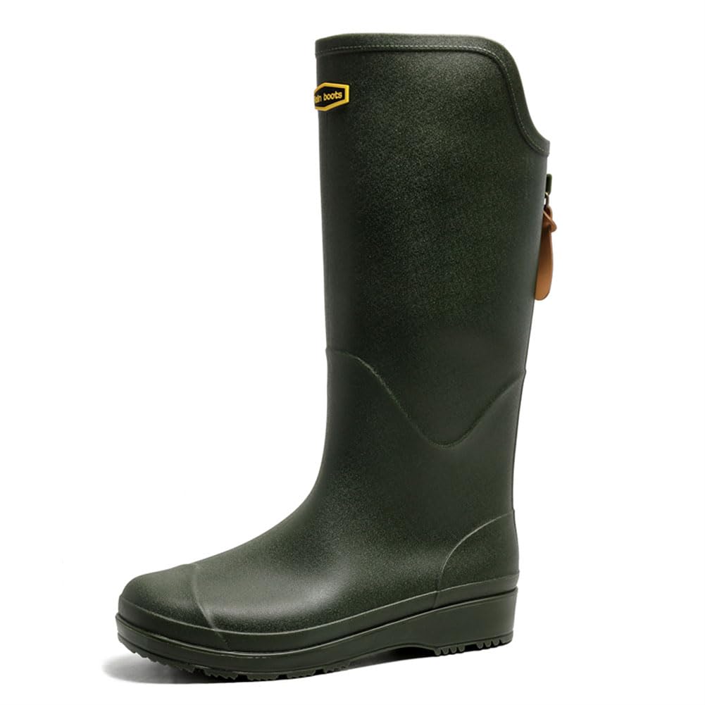 

Резиновые сапоги для длинные однотонные для фермы легко ходить дождливые дождливые большой японский размер обуви [D.IIZOO] Мужчины, Обувь, Цвет, Работа, Садоводство, в, Сезон, Дни, зелёный