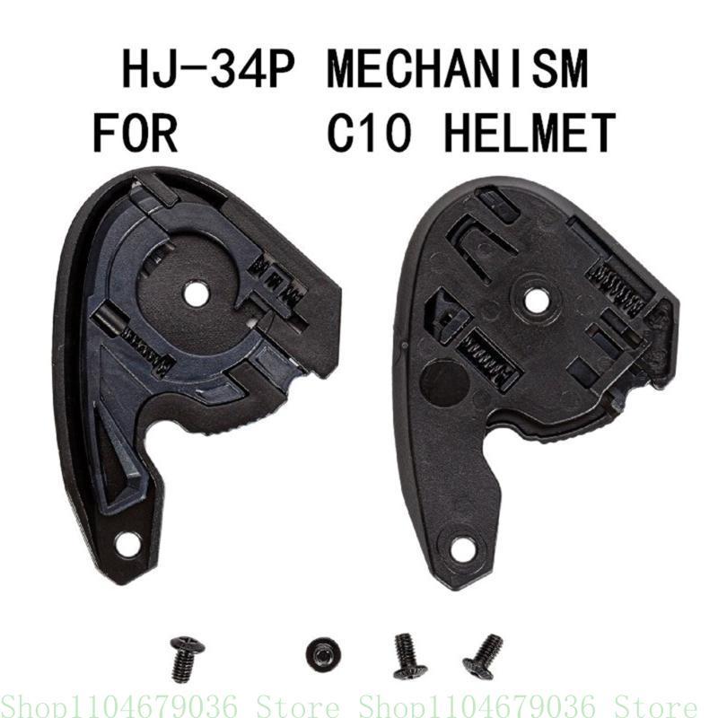 Adjustable Motorcycle Helmets Bottom Support Mounting Base for C10 Model Skiing Skateboarding Biking Activities 2pcs
