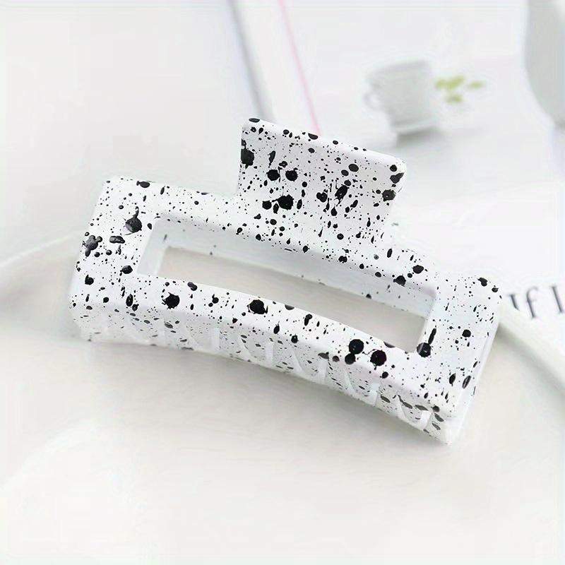 

Multicolor Large Thick Acrylic Hair Clip Rectangle Hairclip Long Hair Resin Claw Clips Nonslip Jaw Clips 3.35inch