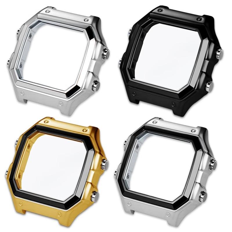 Pro Casio 3299 AE-1200 AE-1200WH AE1300 Modifikované pouzdro hodinek z nerezové oceli 304 AE1200 Celokovové pouzdro Ocelový řemínek