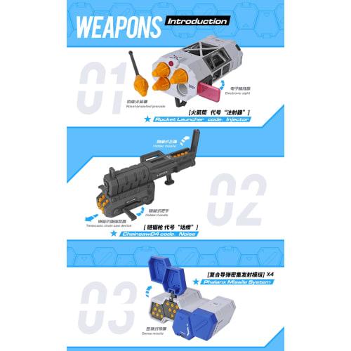 XIAOT x IRON ROARS C.A.T 04 Jin 1/60 Scale ABS Assembled Plastic Model Kit