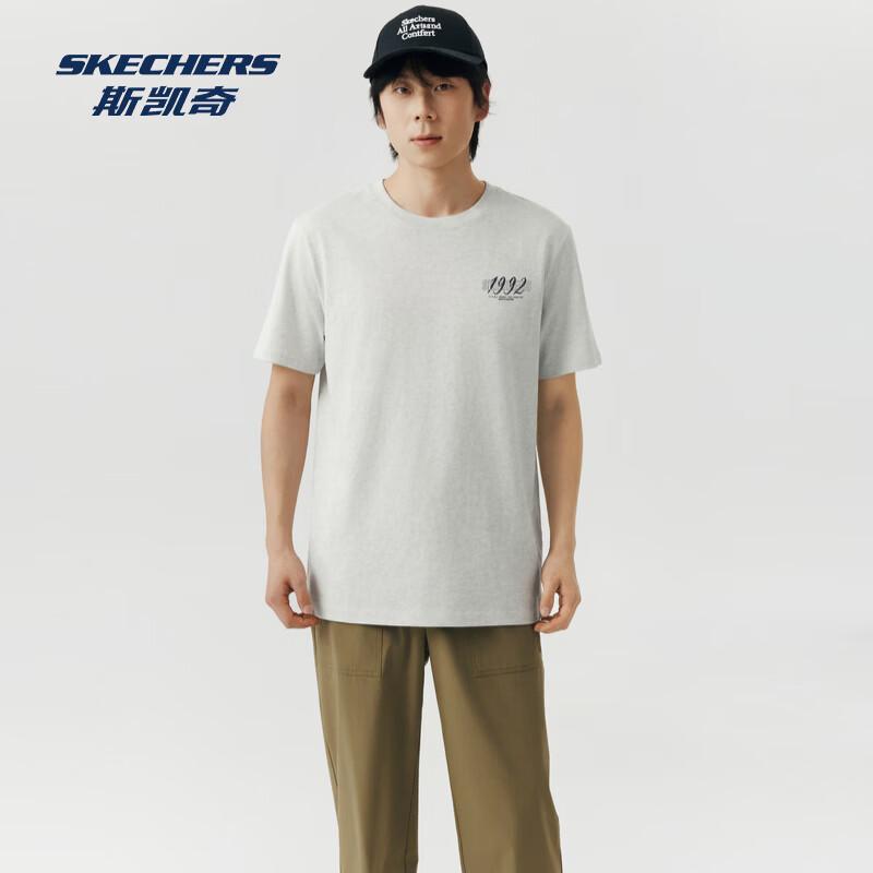 Skechers Men s Knit Short Sleeve T-Shirt L126M022 XL