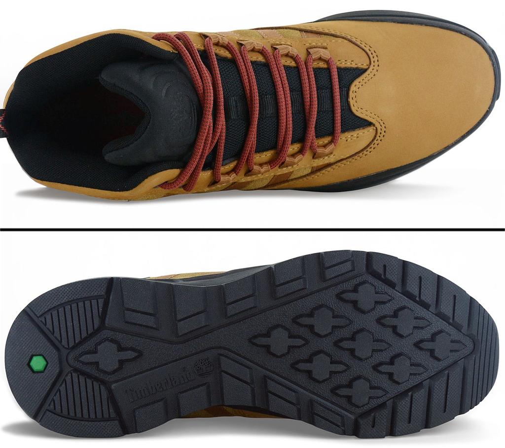 Timberland Euro Trekker Mid Boots - Men's Winter Shoes Boots Leather Wheat TB0A62CR-231 ORIGINAL