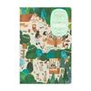 Midori Notebook, Yuru Log, Forest Animal Pattern, B6, 15352006