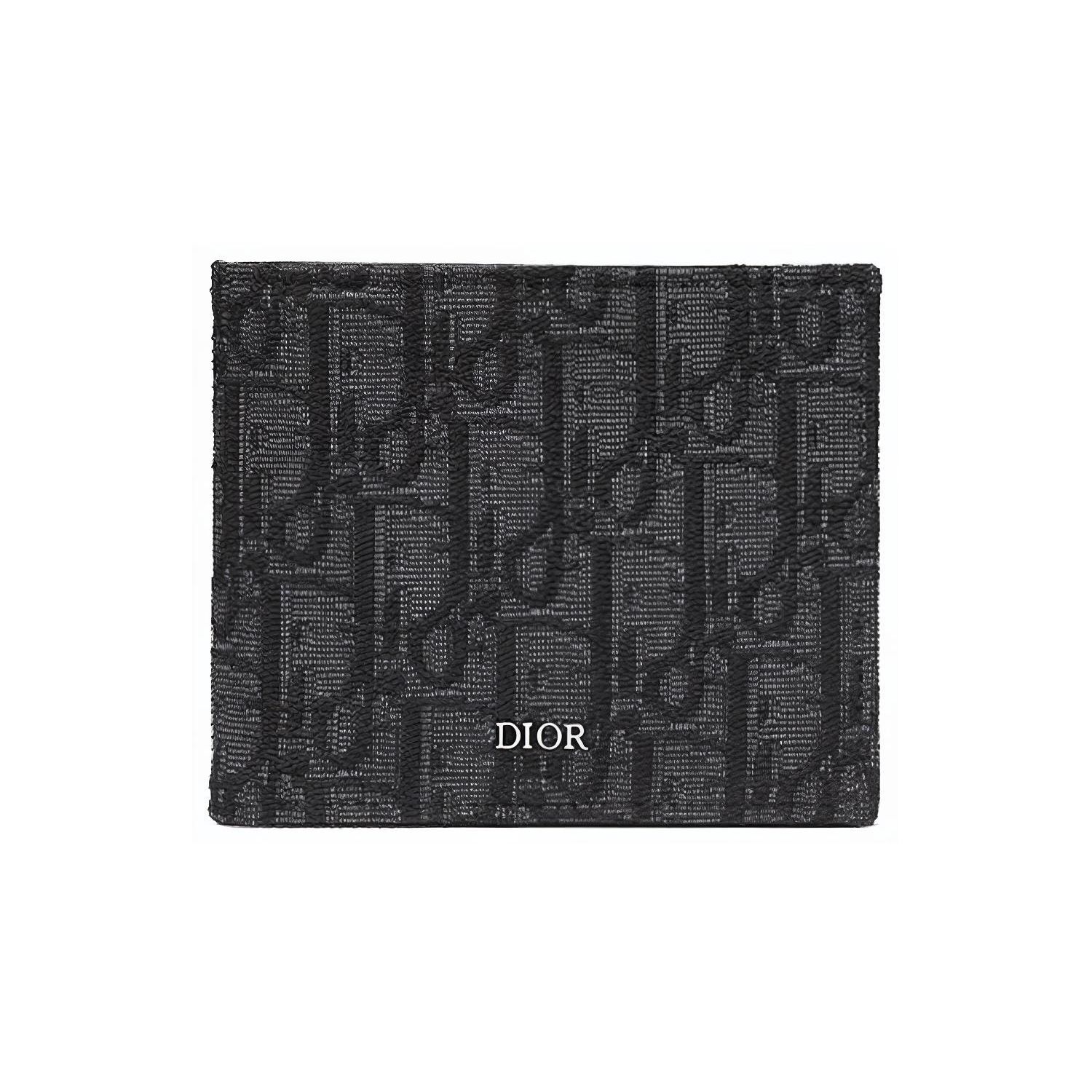 

Dior Вишитий Класичний Принт з Монограмою Складений В язаний Шкіряний Гаманець Чоловічий Гаманець Чорний 2OBBH027YSE-H03E Shopping Bag Set(Basic Set+Shopping Bag)