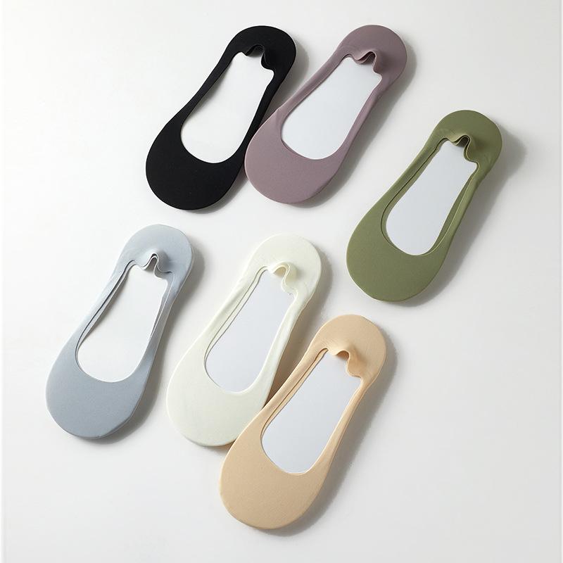 Ship Socks, Pure Cotton, Female, Thin, All Cotton, Breathable, Shallow Mouth Invisible Short Socks, Sweat Absorbing, Odor Proof, Anti Slip