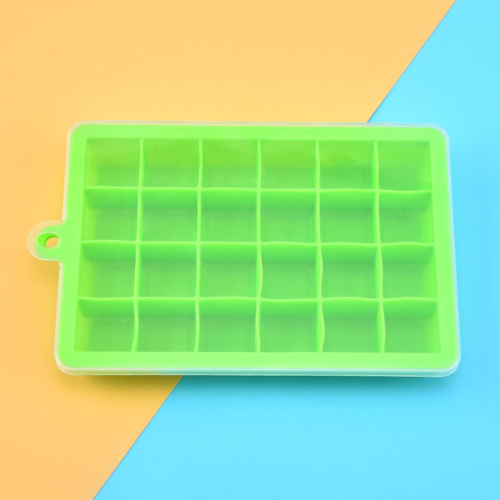 

Силиконовый льдогенератор Лоток для льда на 15 кубиков Контейнер для хранения льда с крышкой F