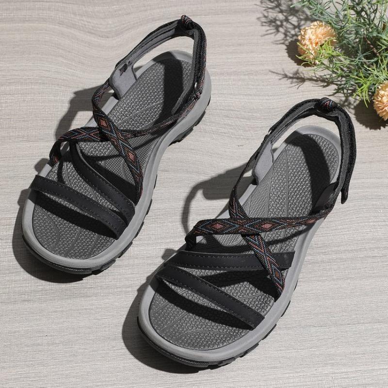 Sandale sportive casual pentru femei, nou sosit vara 2026, cu barete încrucișate, stil retro casual european și american, sandale pentru femei