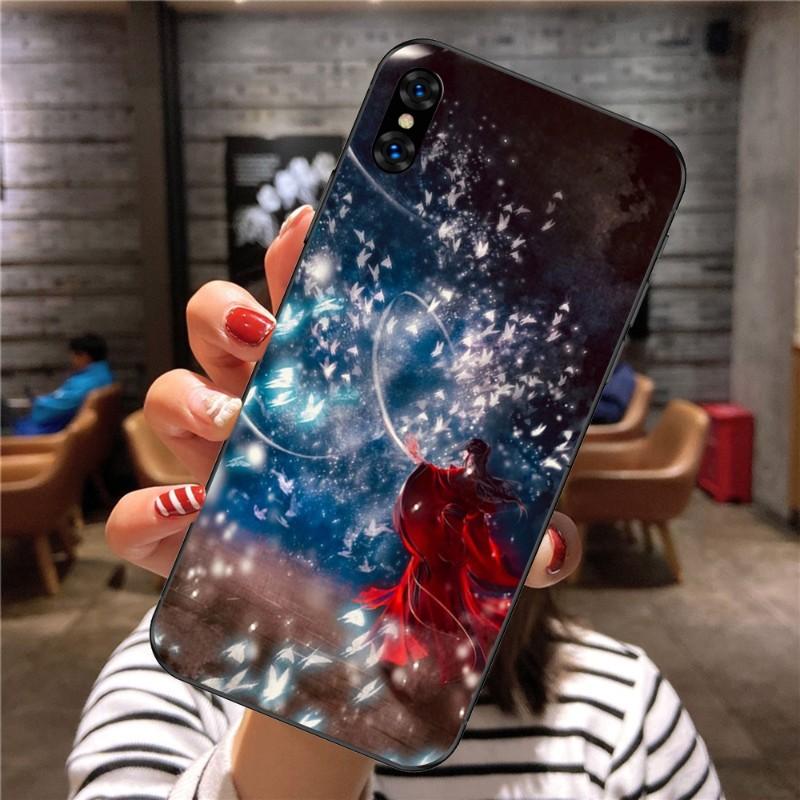 Tian Guan Ci Fu Čínský Kryt na Telefon Pro Xiaomi Mi 12 11T 10T 9T Lite Pro Ultra Note 10 Poco F3 F4 X4 GT Měkký Černý Kryt na Telefon