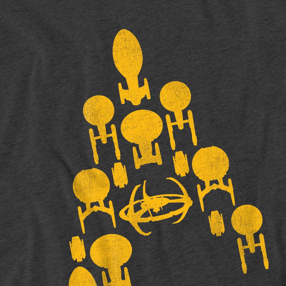 STAR TREK Unisex Adult Ship Delta T-Shirt