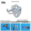 Wall-Mounted Pegboard Hook Display Rack
