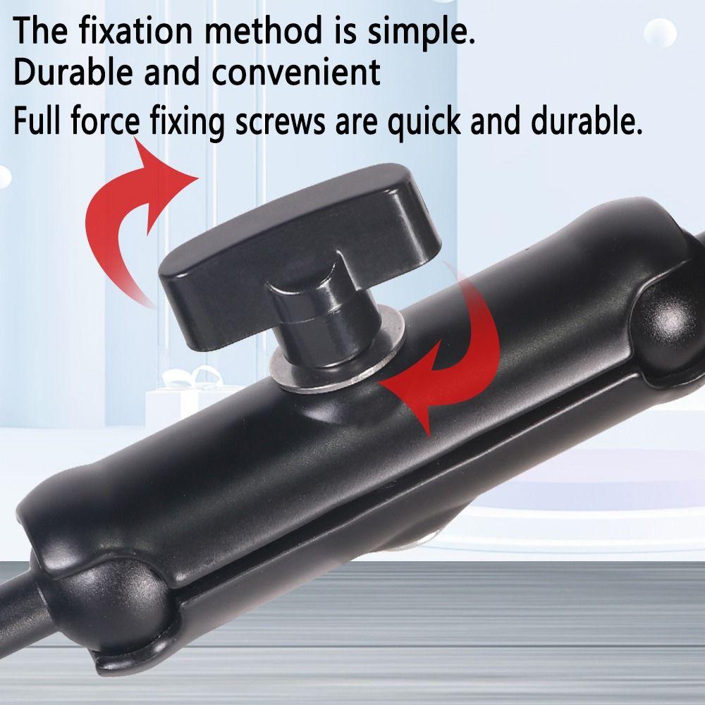 360° Rotating Action Camera Stand S/M/L Mobile Phone Clamp Recording Microphone Holder  Motorcycle