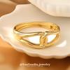 Elegant Minimalist Hollowed-Out Luxury Bracelet - Cold Style Design