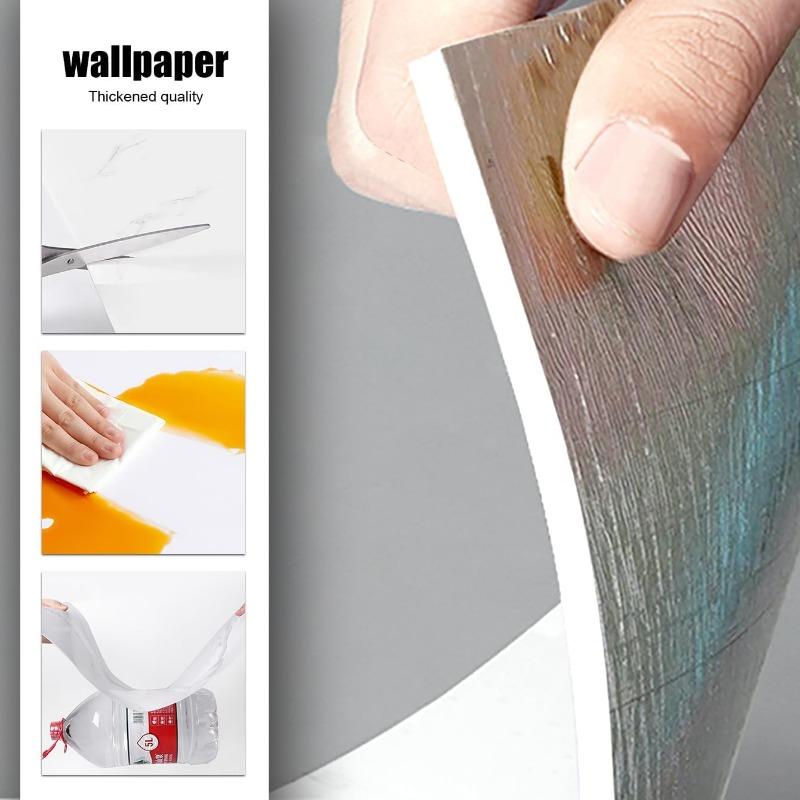 10-50 BUC Autocolant Decorativ de Perete Autoadeziv Îngroșat Autocolant de Podea Tip Marmură PVC Impermeabil Autocolant de Perete pentru Toaletă Bucătărie Dormitor