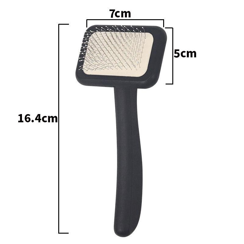 

Professional Pet Grooming Brush Dual Tone Handle Dense Metal Teeth Comb for Fluffy Volume Teddy Cats Dogs Universal Styling Tool