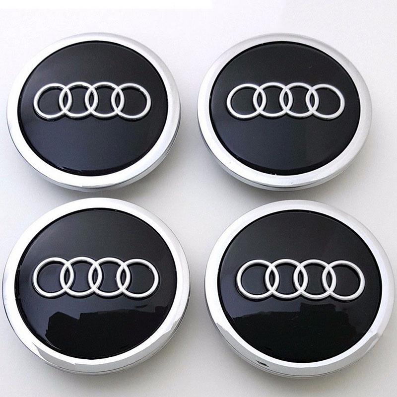 Center For Wheel Cap Car Emblem Badge Logo Cover Hub Grey 4pcsset 69mm