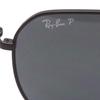 RB3680D Black Grey Polar 60 Ray-Ban Sunglasses, Frame/Dark Lens,