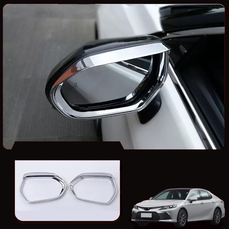 For Toyota Camry Car Accessories Rear View Mirror Rain Eyebrow Exterior Protection Trim Stickers 2018 2024