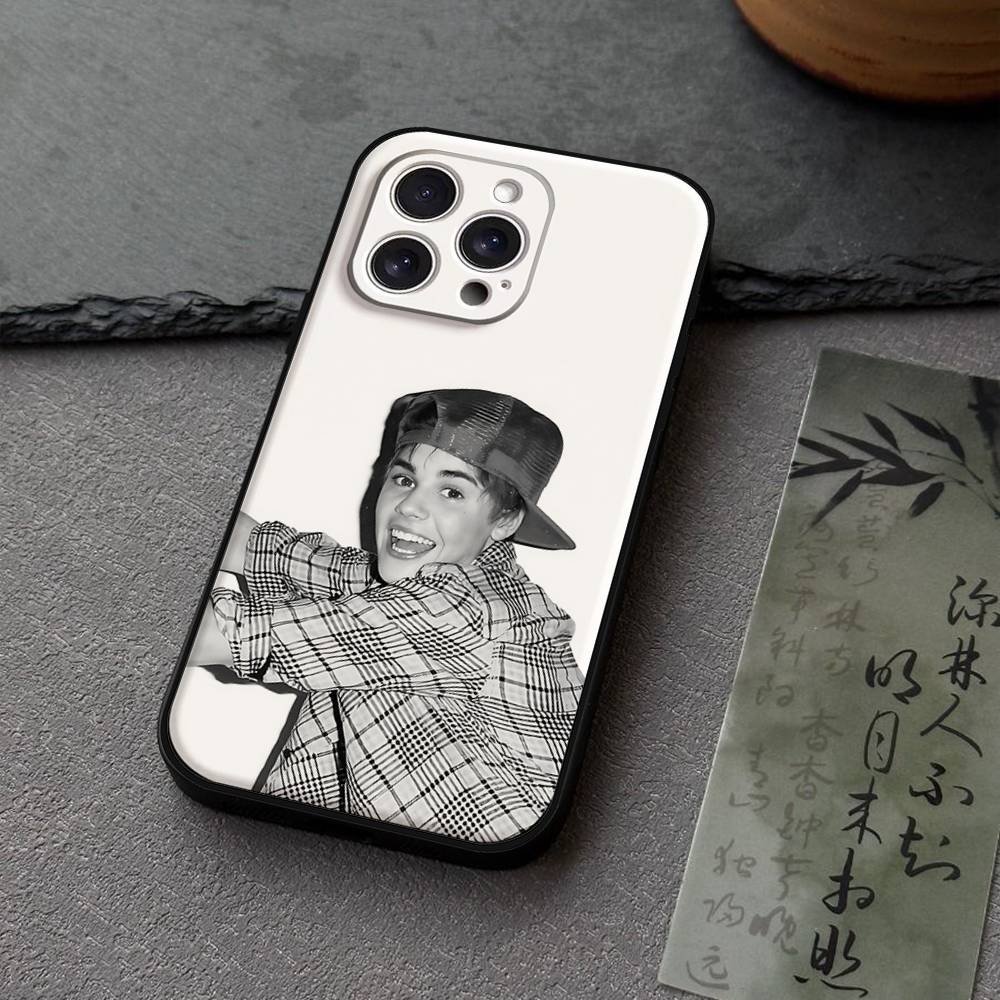 Funda de Teléfono de J-Justin B-Bieber Para IPhone 17,16,15,14,13,12,11 Plus,Pro,Max,XR,XS,X,7,8 Plus,Mini Silicona Negra Suave