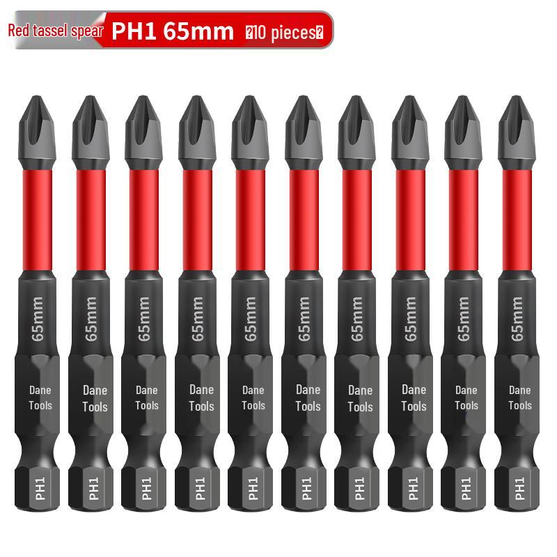 PH0 Tungsten Steel Phillips Bit: Magnetic, Impact Resistant, Non-Slip Screwdriver, Hex Shank for Electric Drill