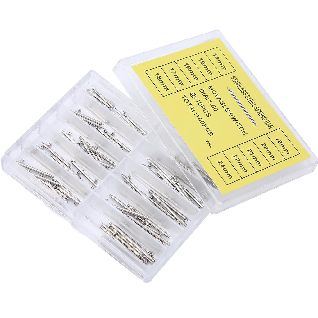 1.5mm   0.06in Thickness Quick Release Spring Bars Strap Link Pins Watch Repair Tool