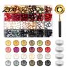 Vintage Letter Sealing Wax Seal Kit, with Beads Melting Spoon And Candles Set, Stamp for DIY Crafting Wedding Invitations Gift Craft Lovers