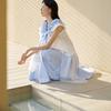 Seutyudiopolaenkeompeoni Frilled Organza Midi Skirt
