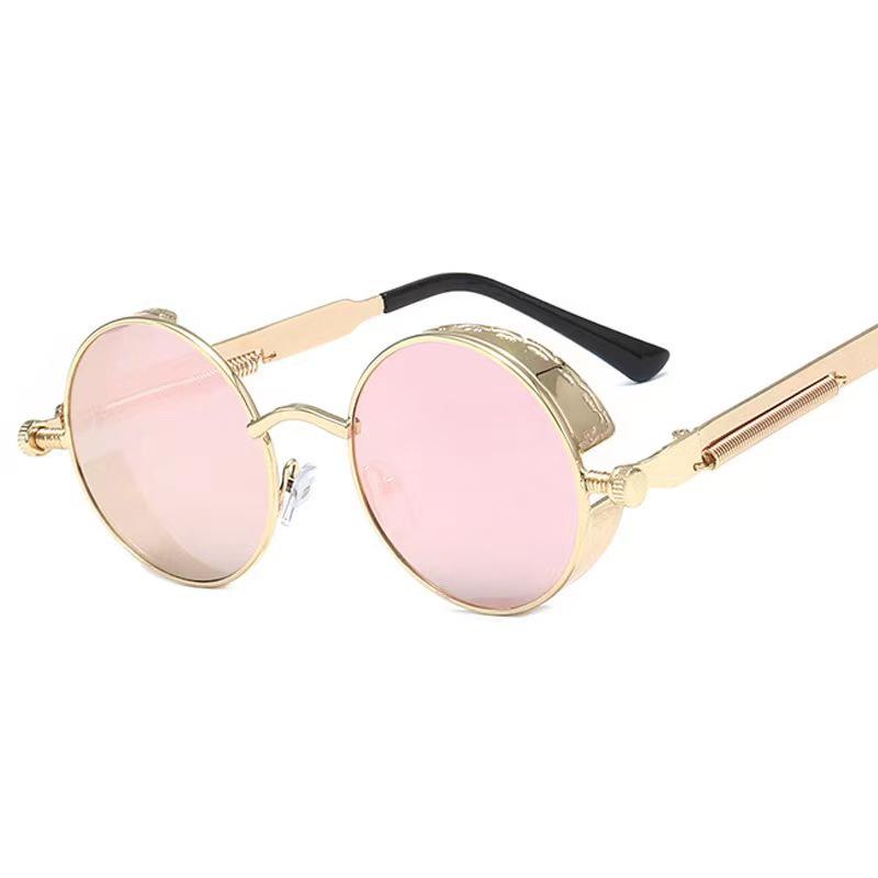 Retro Punk Cross-Mirror Sunglasses: Stylish Hip-Hop Eyewear for Men and Women
