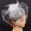 Floral Veil Formal Hat Polyester Flower Headpiece Elegant Headwear  Dress Up
