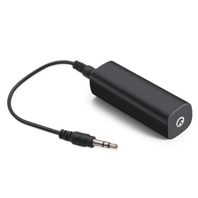 Mini filtr szumów Audio przeciwzakłóceniowy tłumik szumów z kablem Aux 3,5 mm tłumik szumów do samochodowego zestawu stereo audio domowe stereo