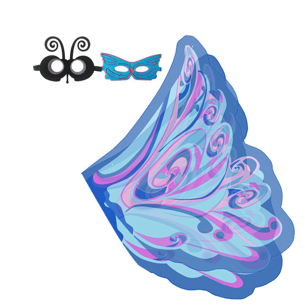 New Children's Halloween Elf Costume with Angel Wings and Mask