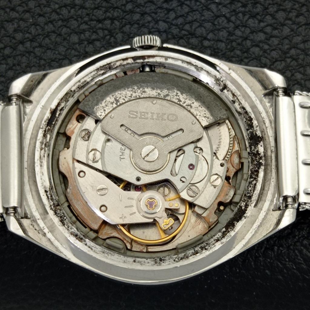 USED VINTAGE SEIKO 5 AUTOMATIC 6319A JAPAN MENS SILVER DIAL WATCH a433836-2 R119-a433836