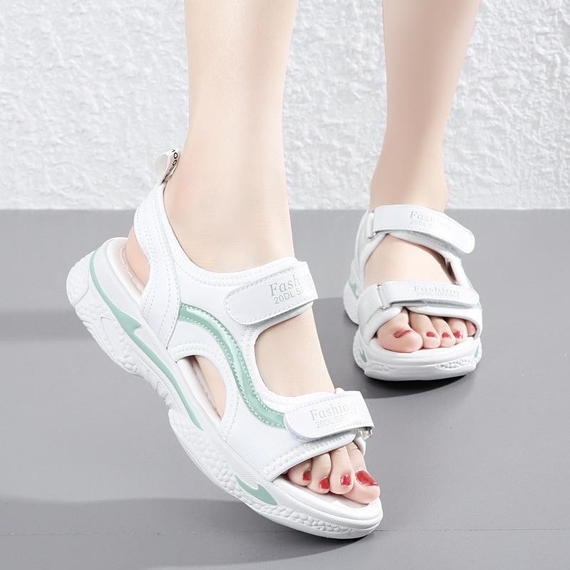 Women's Hiking Walking Open Toe Sandals Outdoor Water Sandles Athletic Adjustable Strap Sandals Comfortable Arch Support Platform Slides for Women