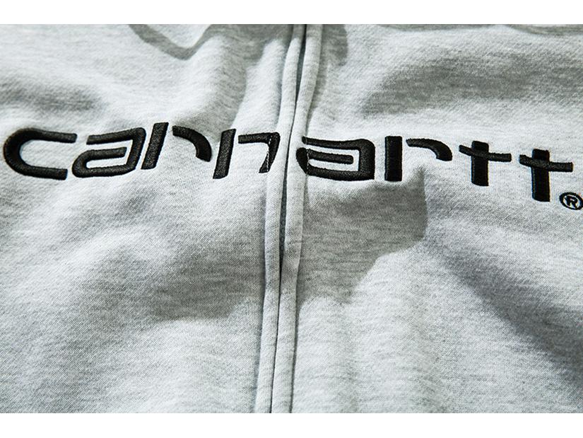 Carhartt 2025 Mikina so zipsom a fleecovou podšívkou s 3D výšivkou pre mužov a ženy