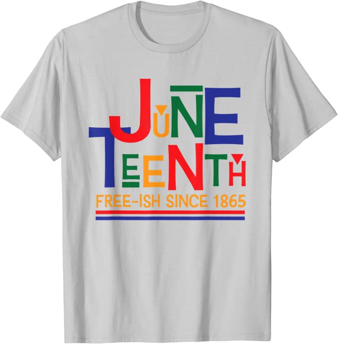 Its The Juneteenth for Me Freeish Since 1865 Independence Day TShirt Black Pride with Pan African Flag Graphic Tee Tops Gift