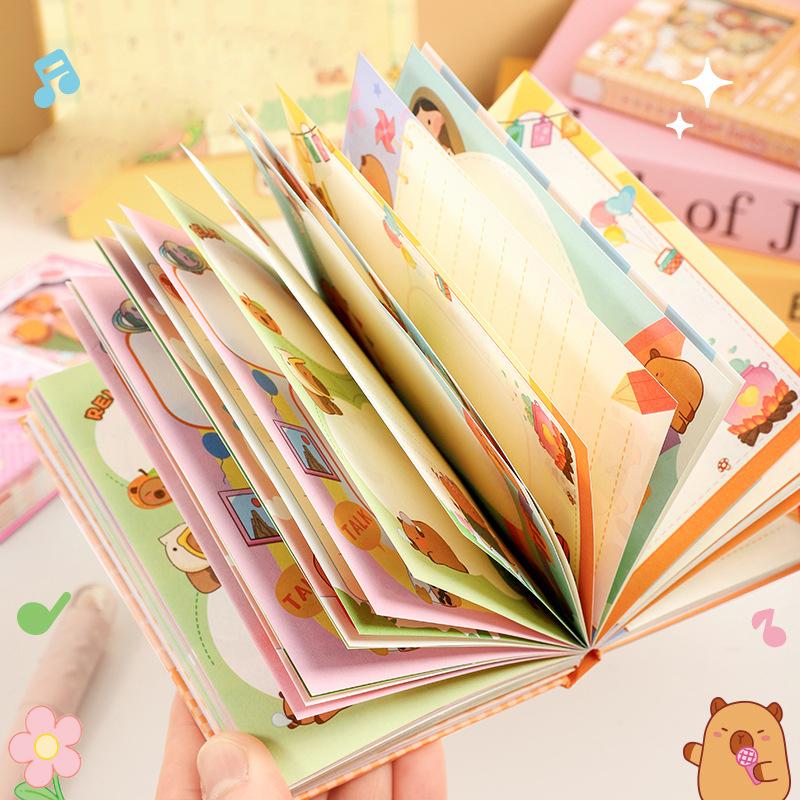 Mahines Zápisník Kapybara Shake Zápisník Zajímavá Dekomprese Přenosný Barevný Vnitřní List Zápisník