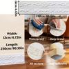 1 Piece of 2.3mX12cm Self-adhesive Wall Sticker, PVC Decorative Wall Sticker, Ceiling Corner Line, Suitable for Home Decoration
