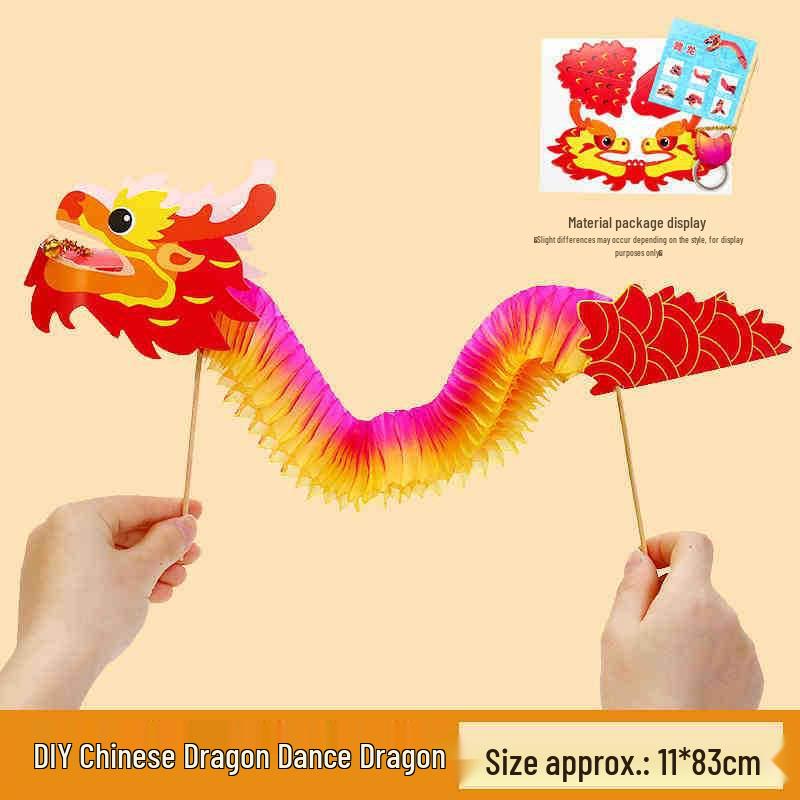 Dragon Dance DIY Craft Pack for Kids - National Day Activity
