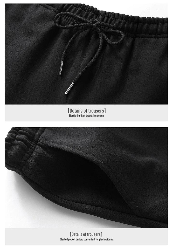 Men's Loose Fit Fleece-Lined Sports Suit - Spring/Autumn Dad's Casual Jacket & Three-Piece Set for Middle-aged & Elderly