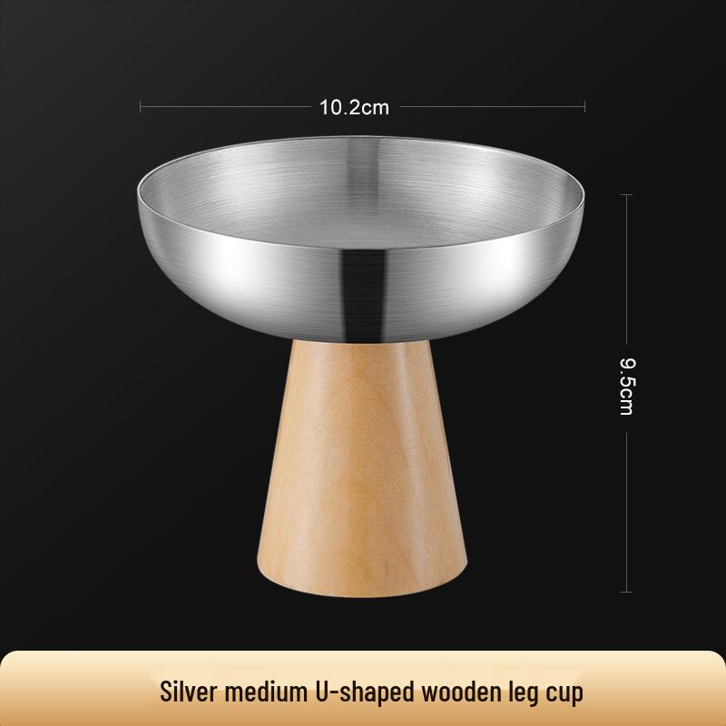 Stainless Steel High-Footed Ice Cream and Dessert Cup