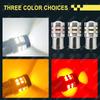 2/4 PCS P21W 1156 BA15S 1157 BAY15D LED Bulbs For Car Trun Signal Parking Brake Lights 12V 24V 3030-24SMD 6500K White Red Amber