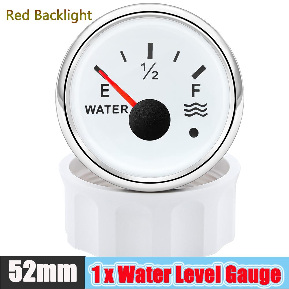 Customized 100mm-1000mm Level Float Sensor with Car Boat Water Level Gauge 52mm Water Tank Meter Indicator Waterproof 0-190ohm Gauge WITHOUT Sensor